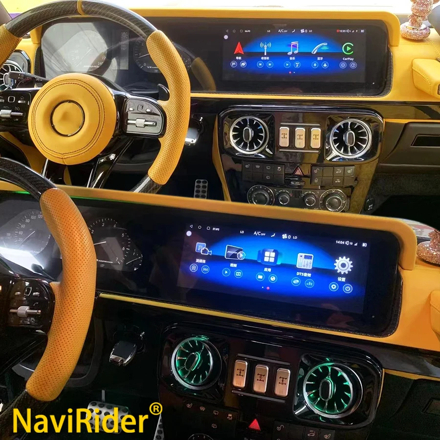 24,6-Zoll-Bildschirm für Mercedes Benz G-Klasse W463 2013-2025 LHD RHD Autoradio GPS Multimedia-Player Android Video Navi CarPlay 4G