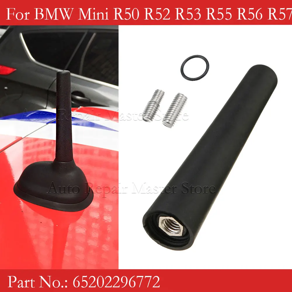 65202296772 Black Plastic Antenna Auto Replacement Accessories For BMW MINI Sport Short Aerial R50 R56 R60 F55 F56 F54 F60
