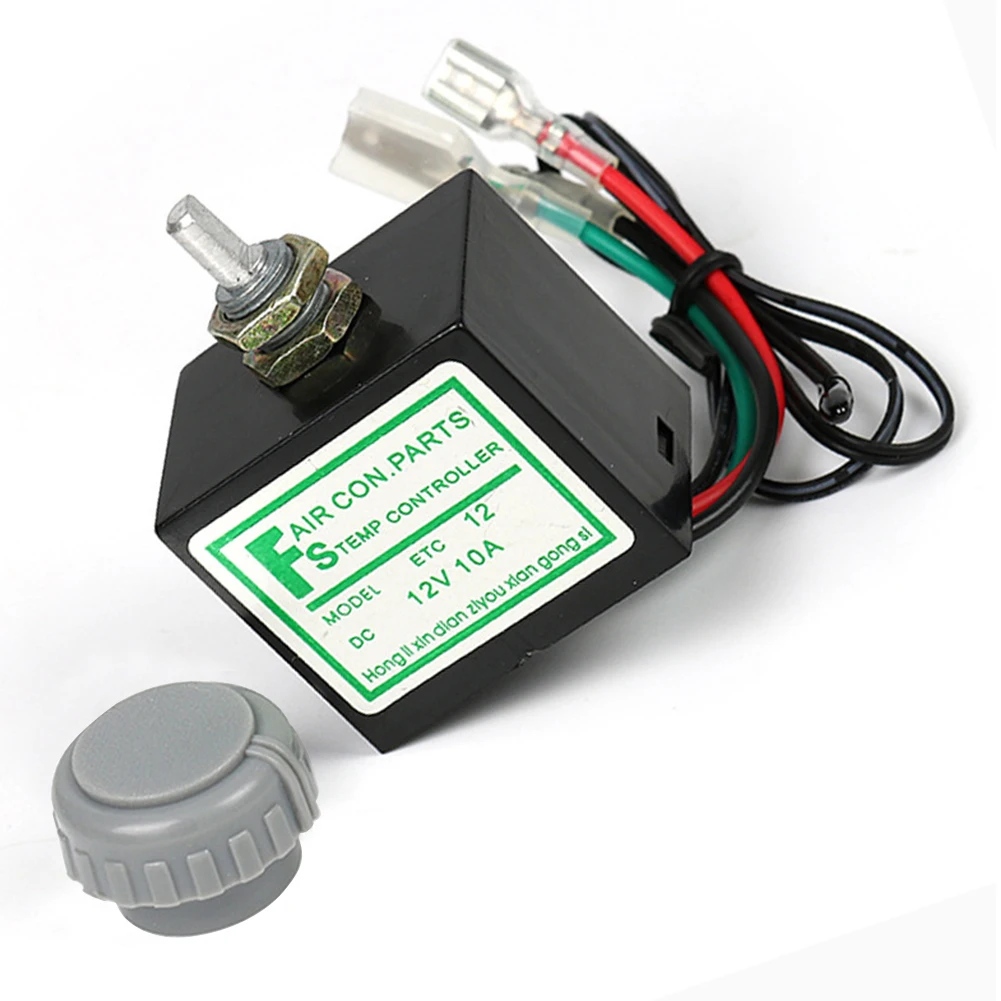 10A 12V 24V Car Air Conditioner Electronic Thermostat Switch Temperature Control Auto Accessory A/C Electronic Thermostat