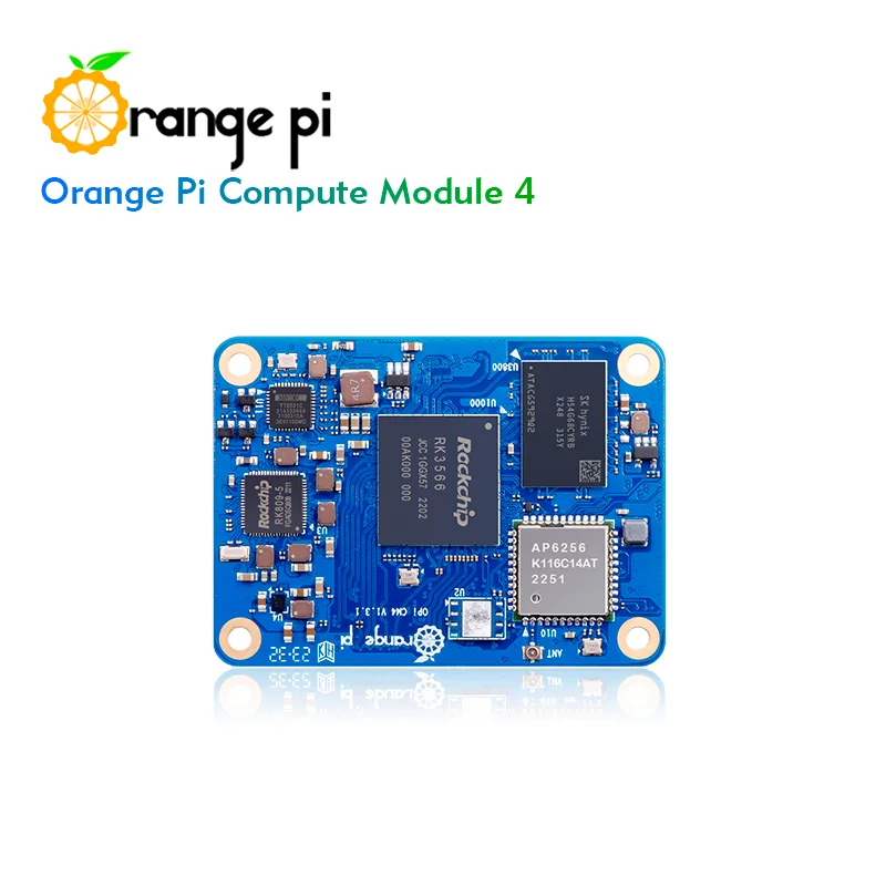 Orange Pi CM4 1GB LPDDR4/4x RAM 8GB eMMC Development Board Rockchip RK3566 CM4 SBC Orange Pi Compute Module 4 WiFi+BT5.0 BLE