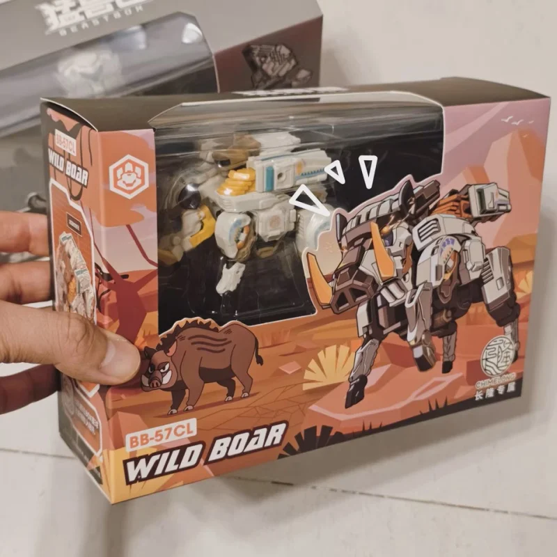 52 juguetes caja de bestia Chimelong pulpo jabalí búho transformación modelo móvil figura de acción de mano de moda juguete