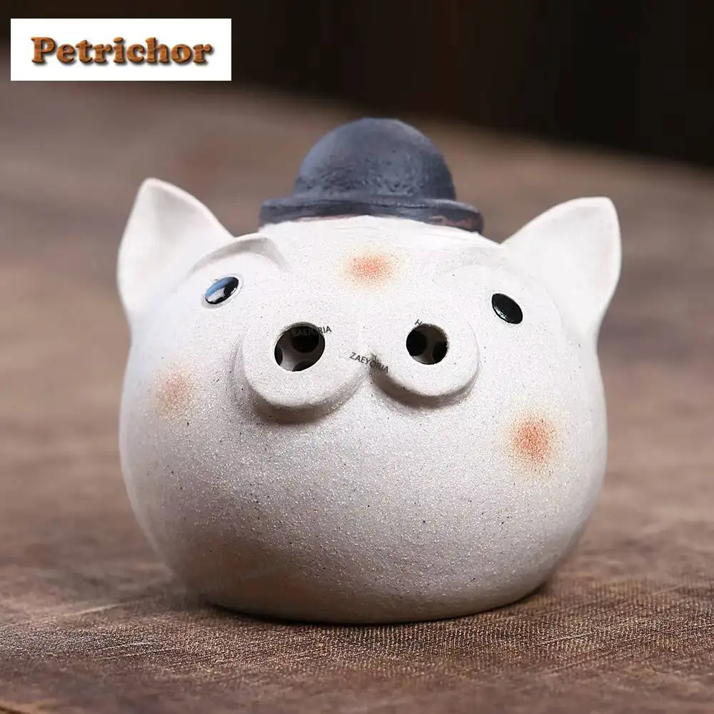 100ml Luxury Yixing Purple Clay Teapots Handmade Pig's Head Hand Grab Pot Raw Ore Section Mud Kettle Chinese Zisha Tea Set
