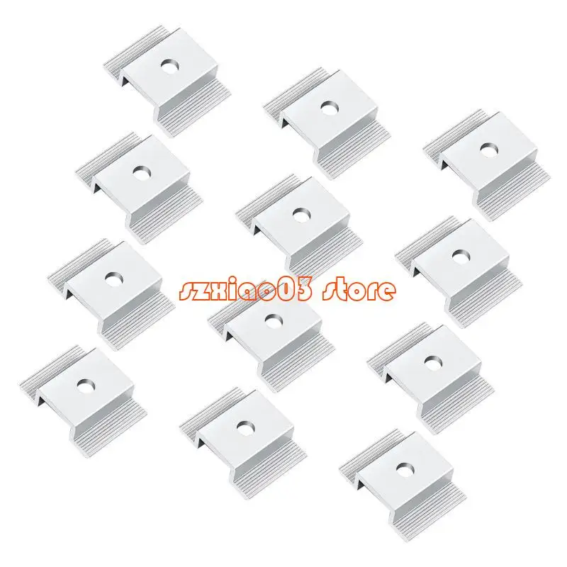 103C 12pcs Solar Panel Clamps for Efficient Roof and Commercial Installations