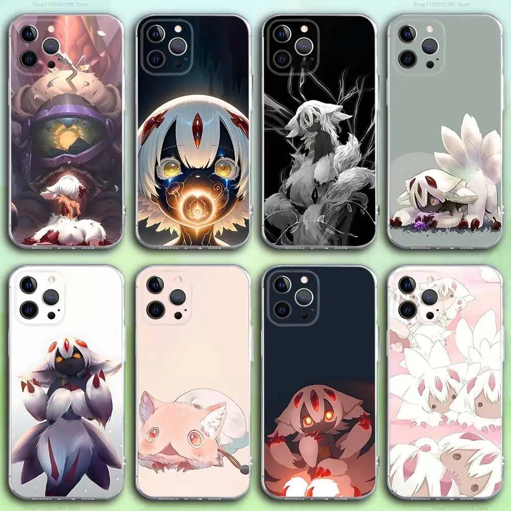 

Made In A-Abyss F-Faputa Phone Case For iPhone 16,15,14,13,12,11 Pro,Max,Plus,X,XS,XR,SE4,E Mini Transparent Soft Cover