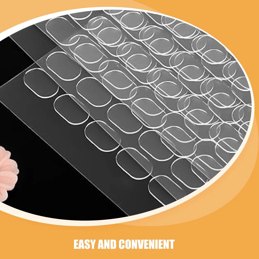 800 قطعة نقاط لاصقة مزدوجة الجوانب واضحة قابلة للإزالة لمعارض المتحف ديكور المنزل جدار الزجاج الخشب تصاعد الشريط الحرفية لتقوم بها بنفسك نانو #4