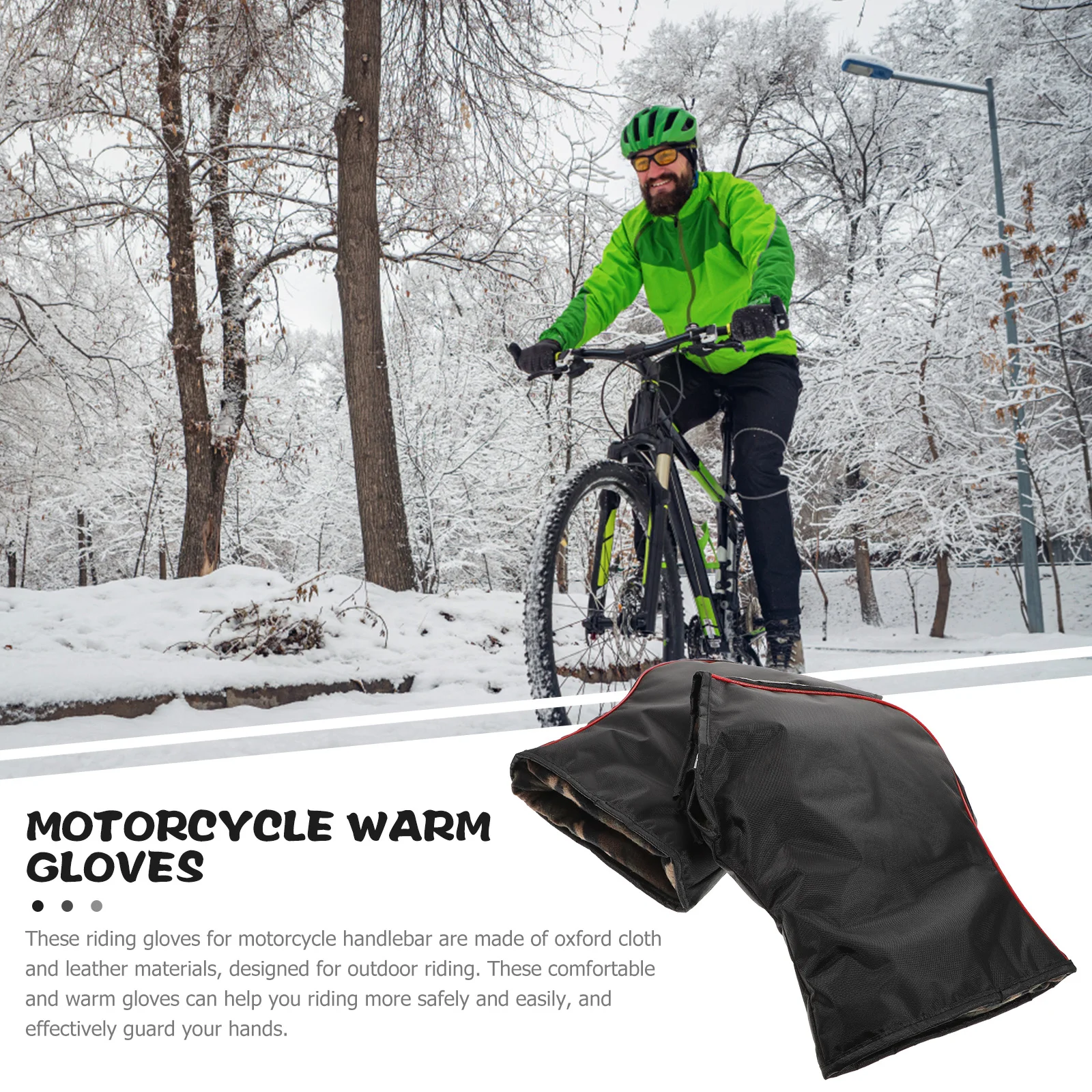 Cold Weather Thermal Gloves Snowmobile Autumn And Winter Warm Motorcycle for Men Man