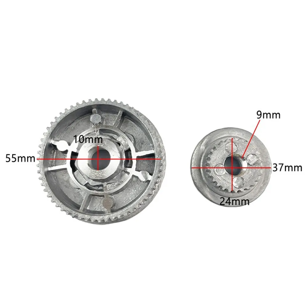 Planer Cutter Head Pulley Cutter Pulley Outer Threaded Planer Silver Tone 58 X 15mm/ 2.3\