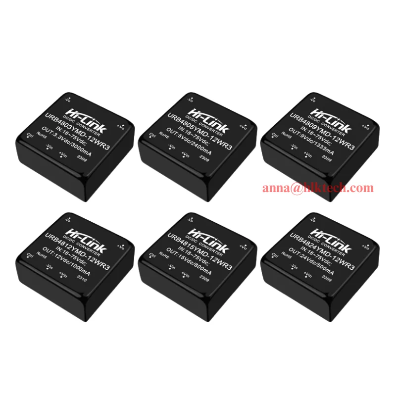 5 قطعة شحن مجاني URB4812YMD-12WR3 الصناعية الصف dc-dc وحدة الطاقة دعم معدات الاتصالات والمجال الطبية