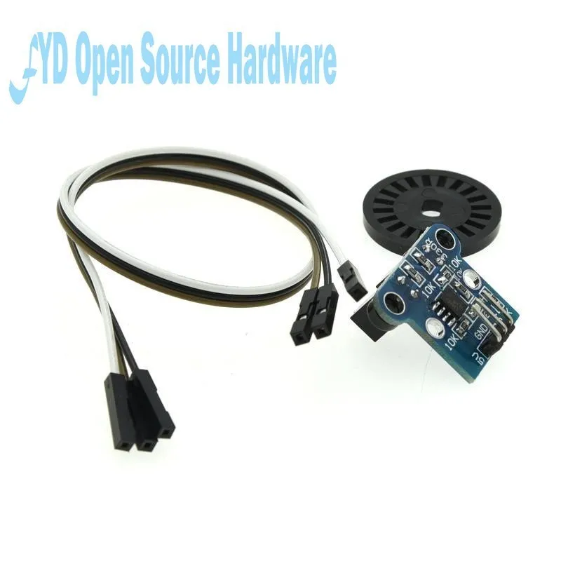 HC-020K photoelectric speed measurement module four-wheel drive trolley speed measurement dual-speed measurement encoder