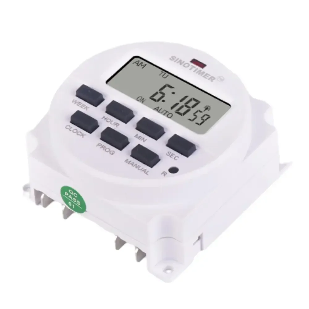 TM618sH 5V 12V 24V 110V 220V 1 Second Interval Digital LCD Timer Switch 7 Days Weekly Programmable Time Relay With Countdown