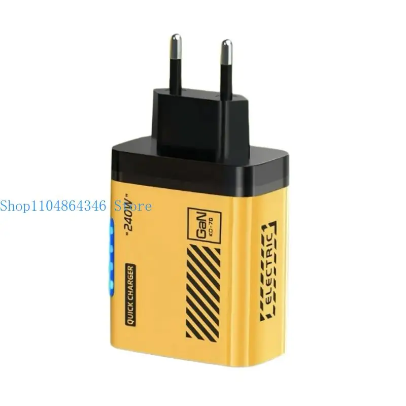 652F Slimmer USB C Chargers 3PD Port Intelligent Light USB Charging Hubs For Type C Gadgets Homes Office Power Supply