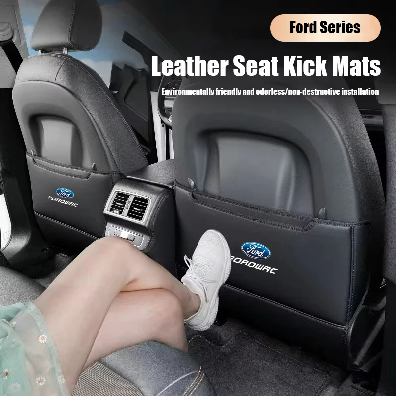 1 шт. автомобильный противоударный защитный чехол для спинки сиденья для Ford S MAX Ranger Focus Fiesta Mondeo Kuga Mustang Escort KA Ecosport Flex