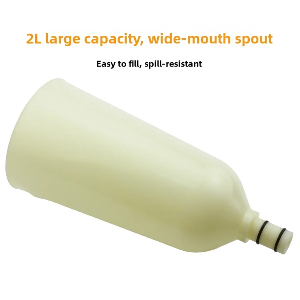 10 Piece Engine Oil Funnel Kit Wide Mouth 2L Capacity for Efficient Oil Refill Leak Threaded Adapters ABS Construction