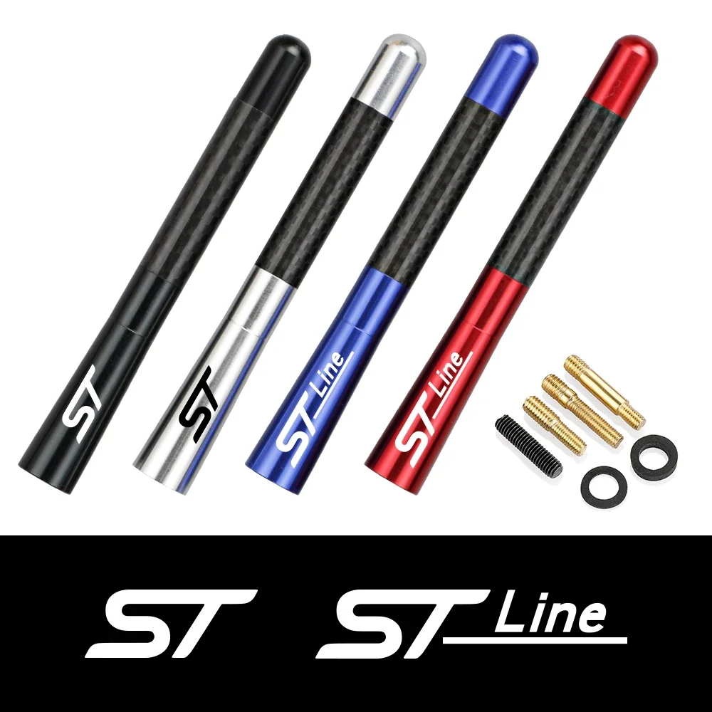 Car Radio Antenna Auto Accessories For Ford ST Fiesta Focus Mk2 3 4 Edition Mondeo Fusion Ecosport Explorer Puma St Line