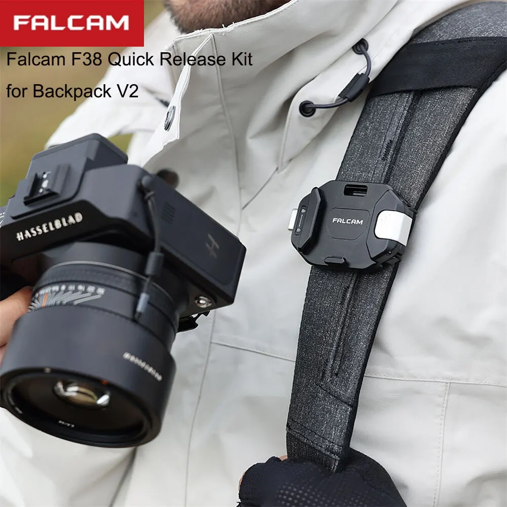 Falcam F38 Quick Release Kit For Camera Backpack Strap Clip V2 F38B3803 Portable Outdoor Accessories for DSLR Camera F38B3803