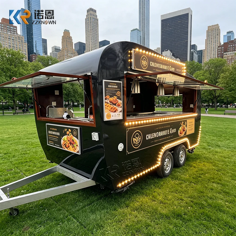 

Полностью оборудованный фудтрак на заказ: передвижная кухня, кофейня, уличная мобильная тележка для еды, сделано в Китае