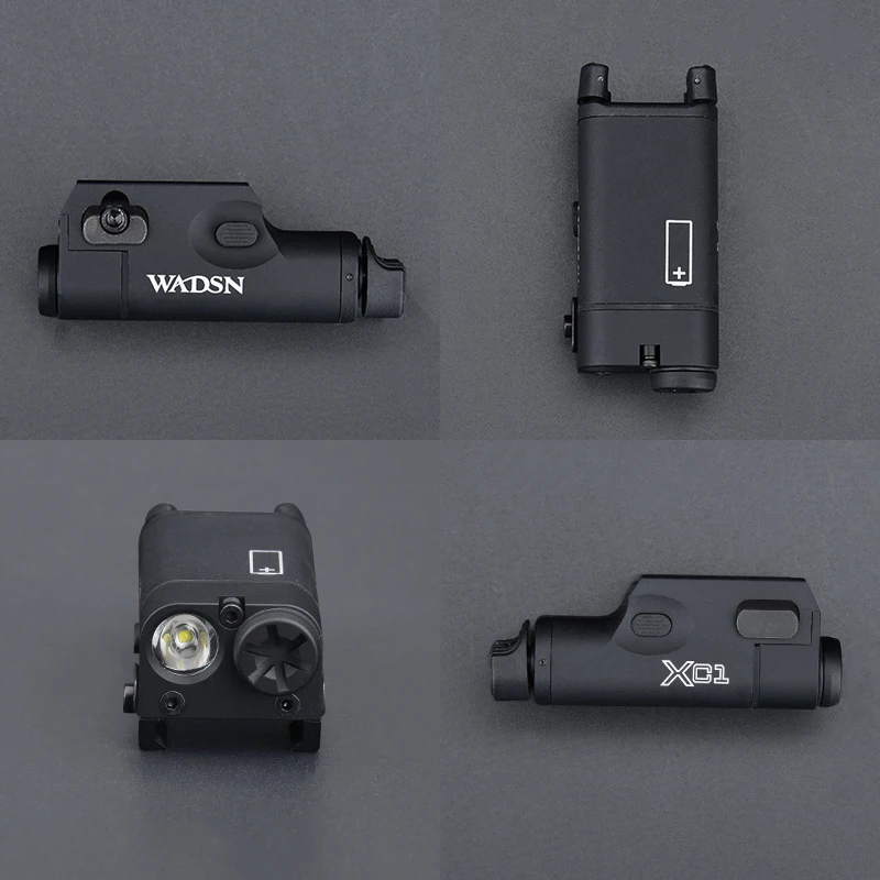 التكتيكية SureFir XC1 الترا المدمجة الأبيض مصباح ليد جيب مسدس معدني سلاح ضوء كشاف صغير معدني ثابت/لحظة