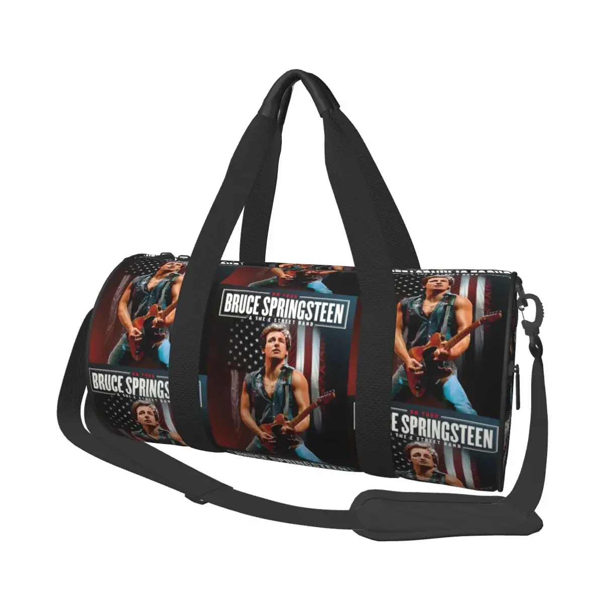 

Bruce Springsteen Large Duffle Gym Bag Waterproof Duffle Travel Bags Handbags Fitness bag