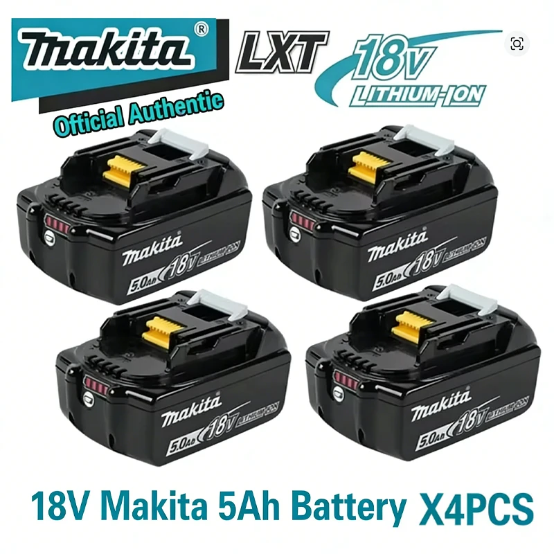 Makita 100% originele 18V 9Ah accu met grote capaciteit, geschikt voor haakse slijper, krachtige gereedschapsaccu + oplader + elektrische boormachine