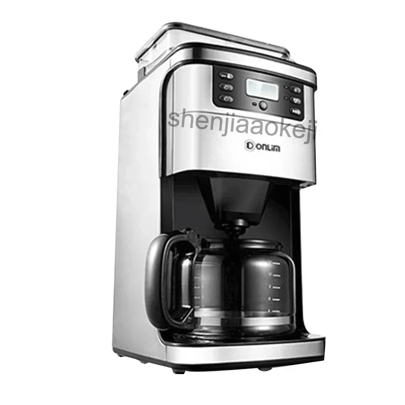 Haushaltsgeräte Kommerzielle Kaffeemaschine KF800 Haushalt Mahlen Bean Cafe Amerikanische Maschine Tropfkaffeemaschine 900W 1pc