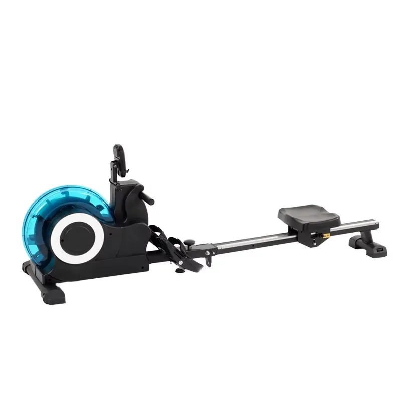 Water Resistance Sound off Collapsible Aerobic Training for LED Steel Single Scull Rowing Machine for Home & Gym Use