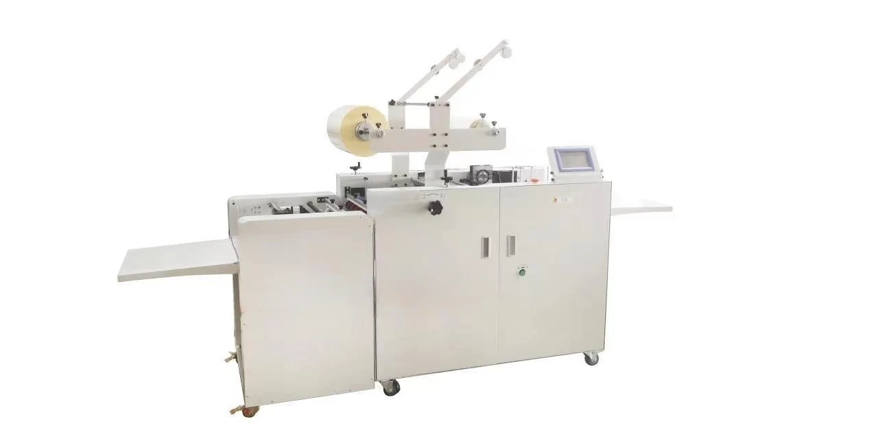 Factory Made Hydraulic Laminating Machine for A3 A4 Paper Desktop Anti Curl Hand Cranking 4 Blowing 2 Suction Paper Feeding