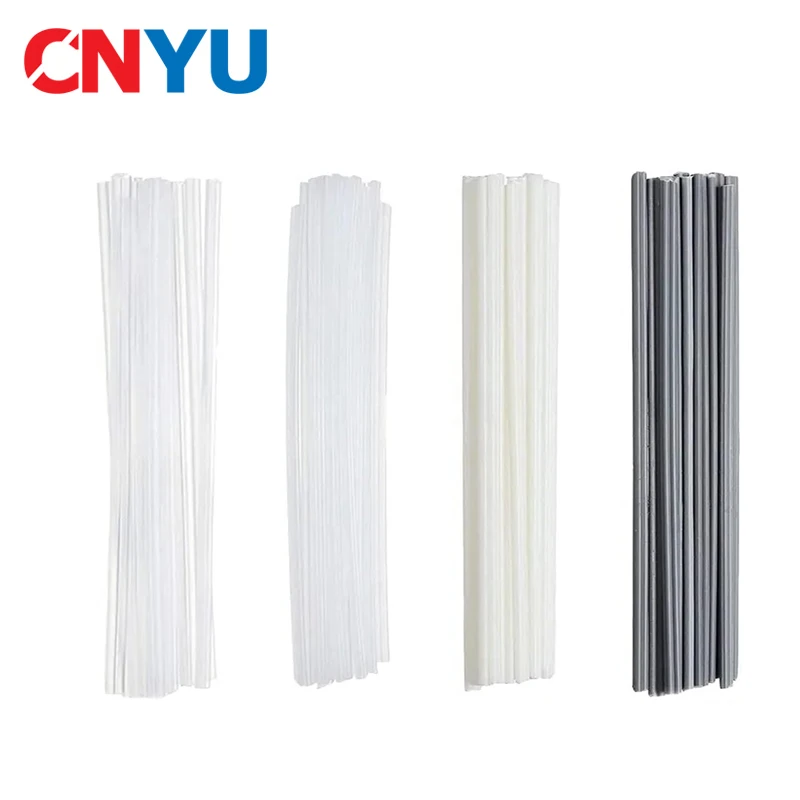 100PCS Plastic welding rods ABS/PP/PVC/PE Welding Sticks 5x2mm for Plastic Welder gun Bumper Repair Welding Supplies 20CM