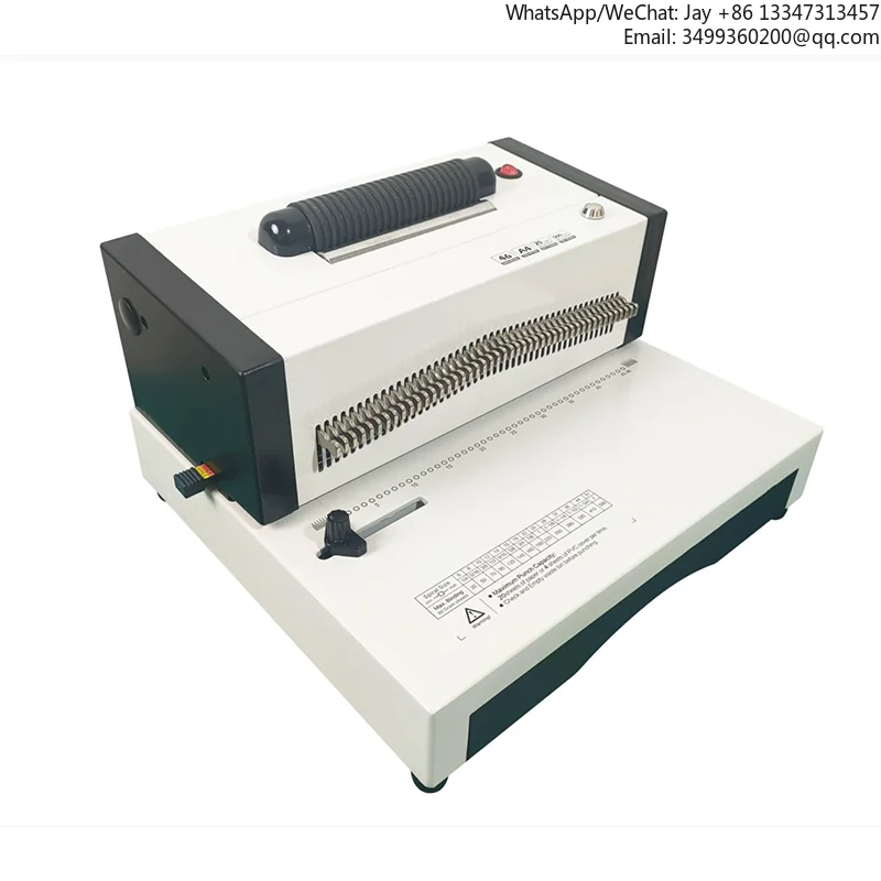 

SE25A Desktop Electric Office Equipment A4 Spiral Plastic Coil Punching Binding Machine