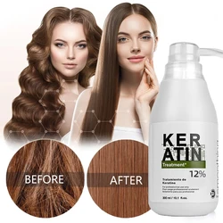 PURC 300ML Keratin Treatment Professional Smoothing Hair Repairing Frizz Curly Hair Straightening 0% 5% 8% 12% Brazilian Keratin