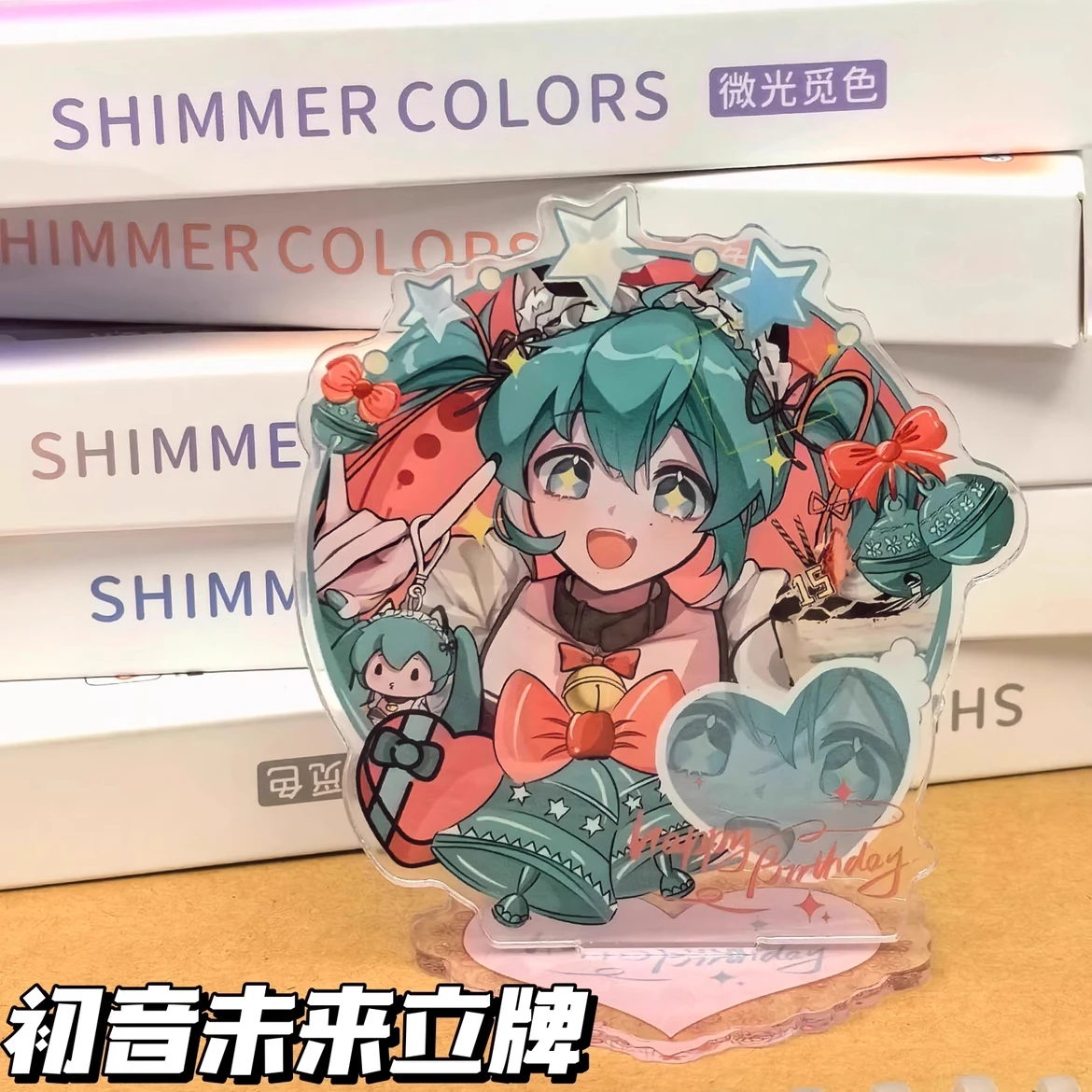 Anime Figure Hatsune Miku Kaito Acrylic Stand Model Exquisite Desktop Ornaments Collection Toys Friend Birthday Gift