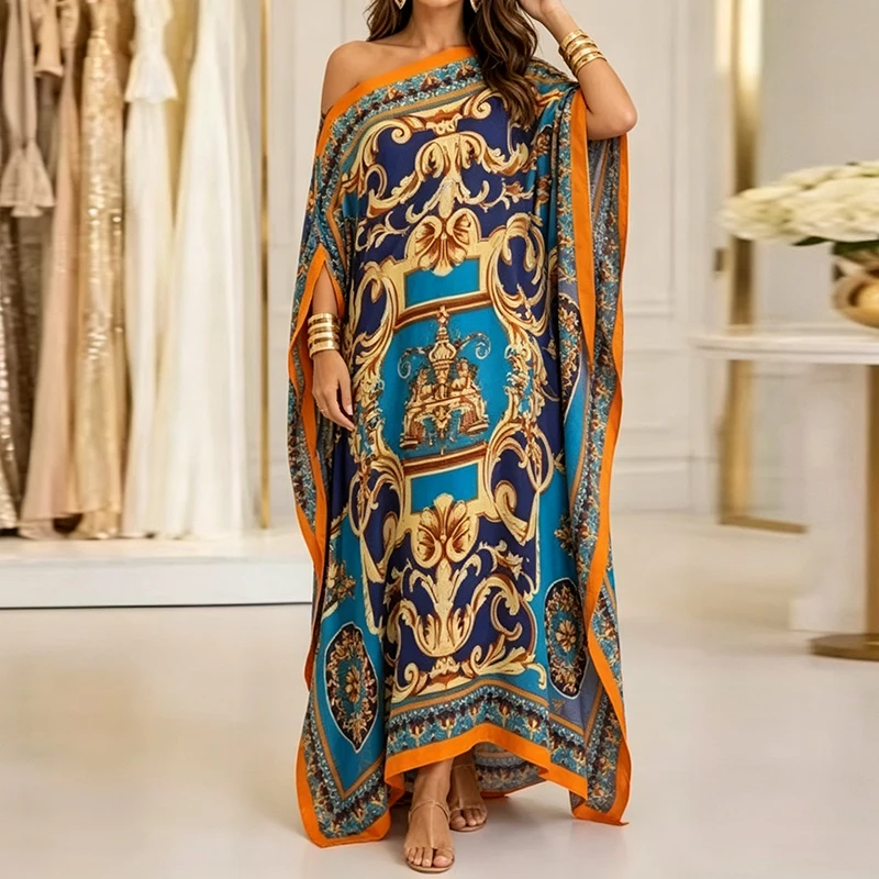 Boho sukienka plażowa dla kobi – Cover Up Kaftan recenzja i cena