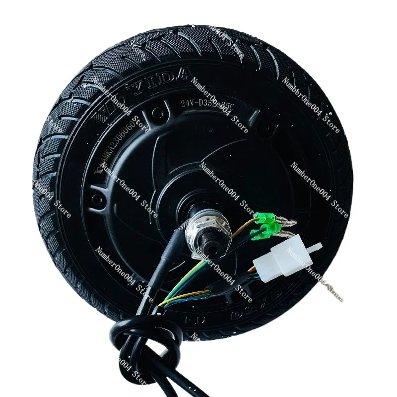 

Electric vehicle motor 8 inch solid tire drum brake 24v36v350w scooter bicycle motor 35C