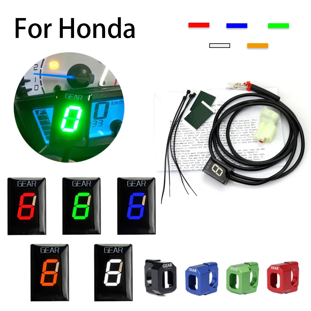 

Motorcycle Accessories Gear Indicator For Honda GL1800 Gold Wing GL 1800 GoldWing Meter 1-6 LED Speed Gear Display Instrument