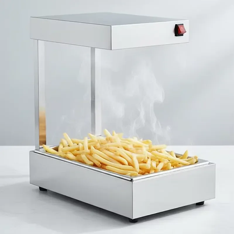 Commercial French Fries Warmer Machine Professional Insulation Equipment for Restaurant Kitchen Food Display Heater 2026 New