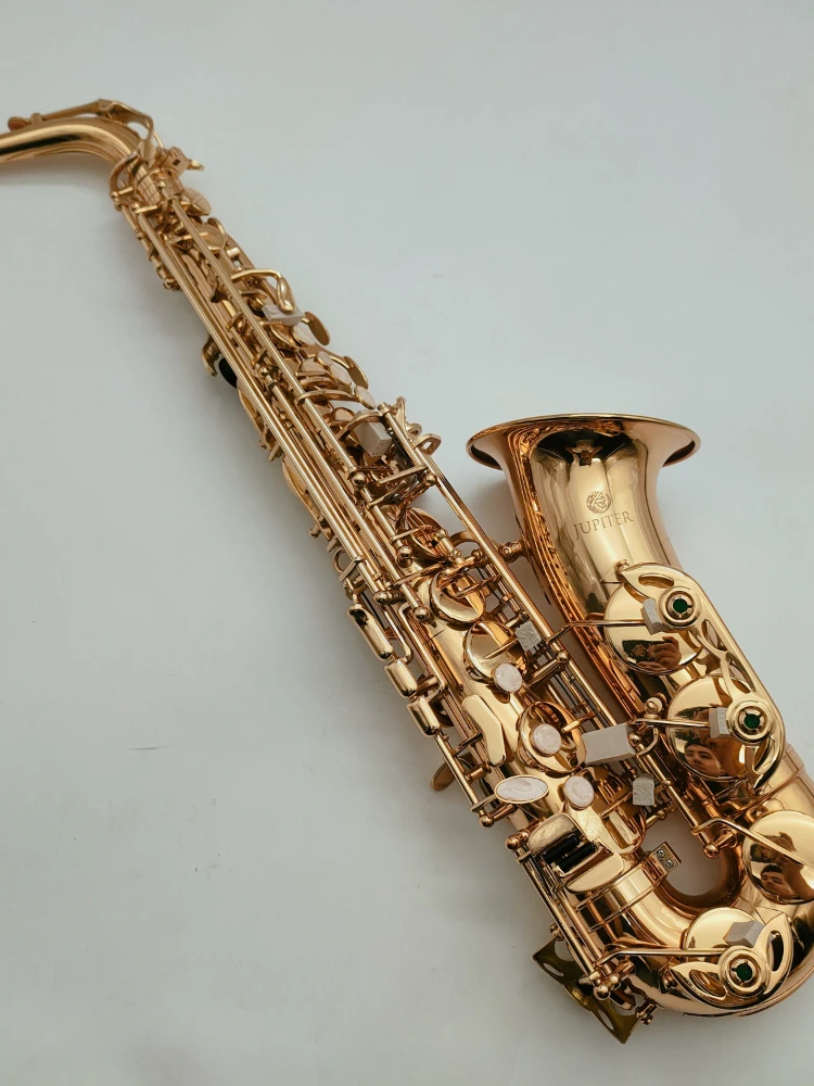 Jupiter JAS-767GL Alto Eb Tune Saxophone New Arrival Brass Gold Lacquer Music Instrument E-flat Sax With Case Accessories