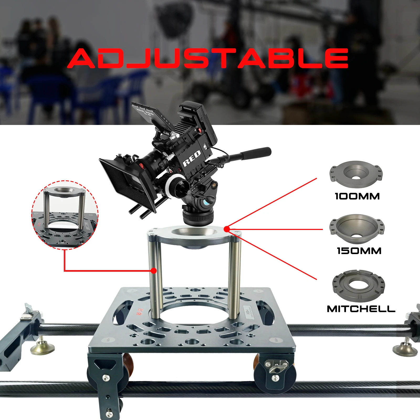 NSH Skator dolly video rail camera dolly photo film and television equipment