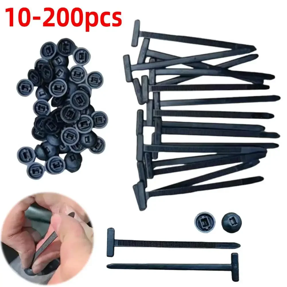 Self-locking Hole Nylon Cable Ties Multipurpose Heavy Duty Adjustable Self-locking Cord Ties Organizer Straps DIY Fastening Loop