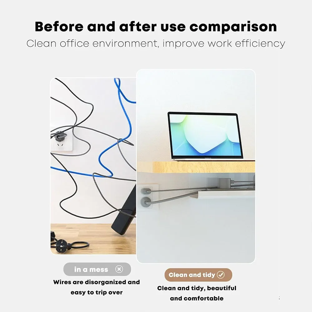 Cable Management Tray,Under Desk Cable Wire Organizer,Fireproof Wire Manager Rack,Large Capacity Cable Storage Tray Box Bracket