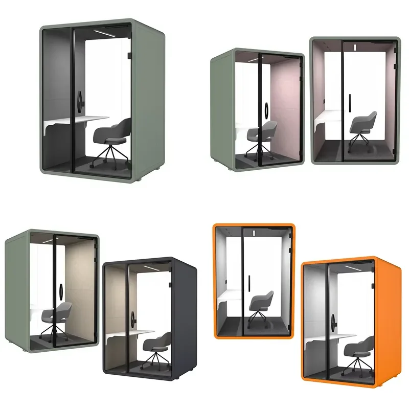 Hot Selling Modern Portable Soundproof Office Room Modular Design for Open Plan Offices and Hotels Quiet Work Cabin