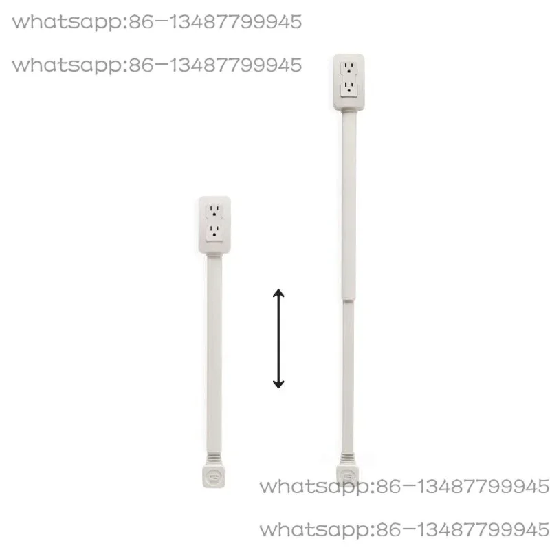 Sofa bedside rotatable movable power expander power strip wall simple household