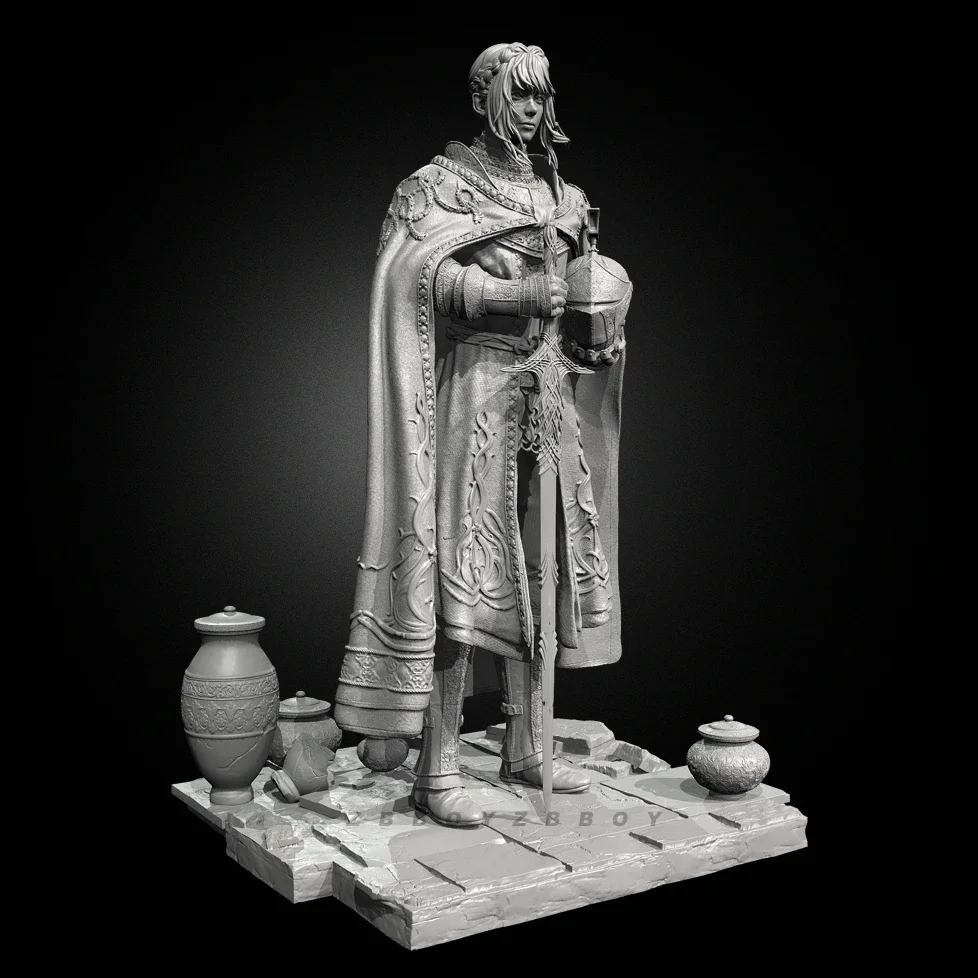 

The height of man 50mm 75mm 90mm Resin model colorless and self-assembled TD-7460/3D