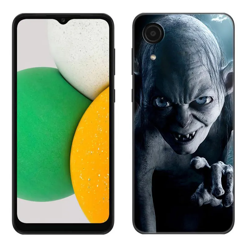 The L-Lord Of The R-Rings Black Silicone Phone Case For Samsung Galaxy A01 A03 Core A04 E A02 A05 A10 A20 A21 A30 A50 S A6 A7 A8