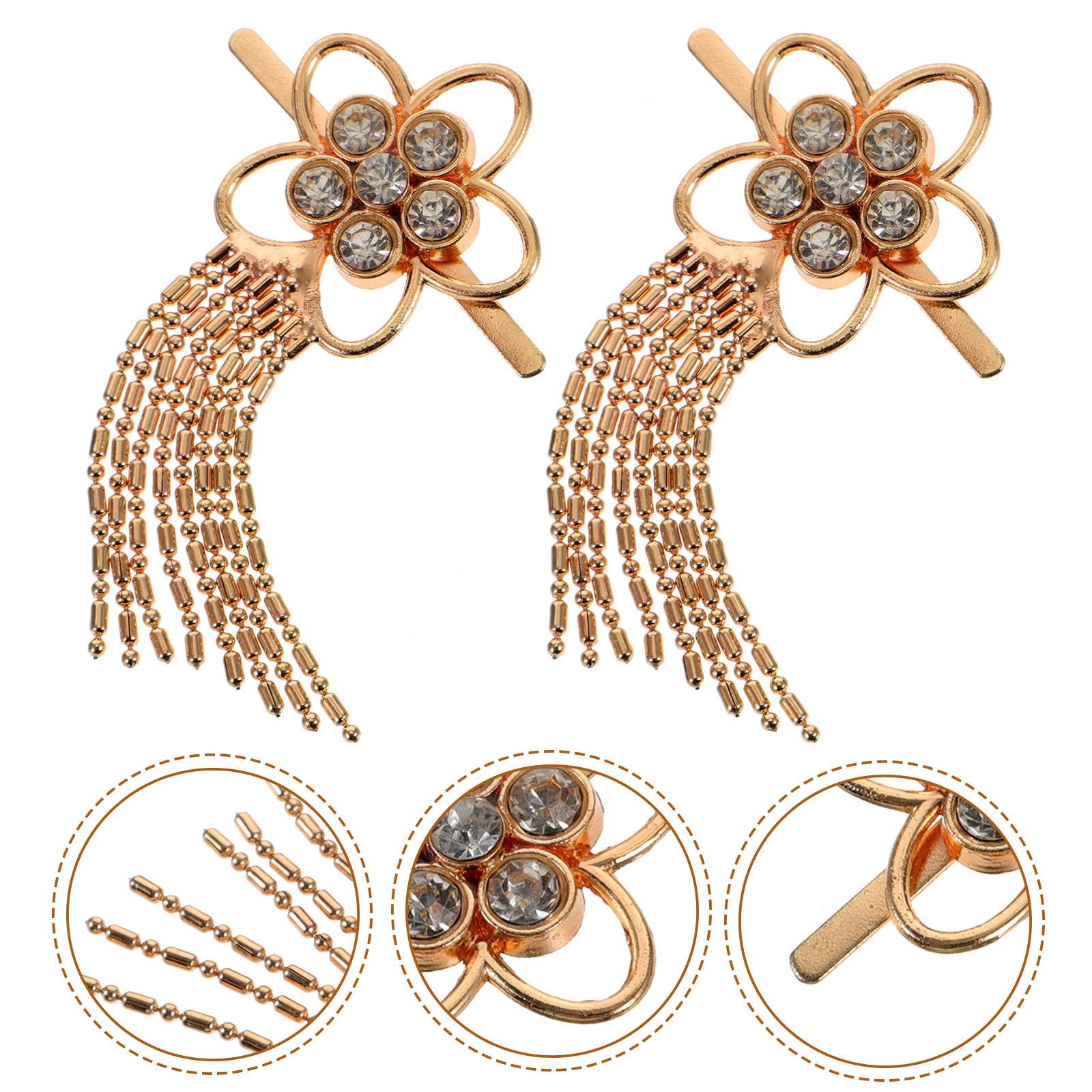 

1 Pair Shoe Charm Tassel For Shoes Boot Jewelry Metal Decor For Sneakers Boots Lace Jewelry Wedding Party Accessory