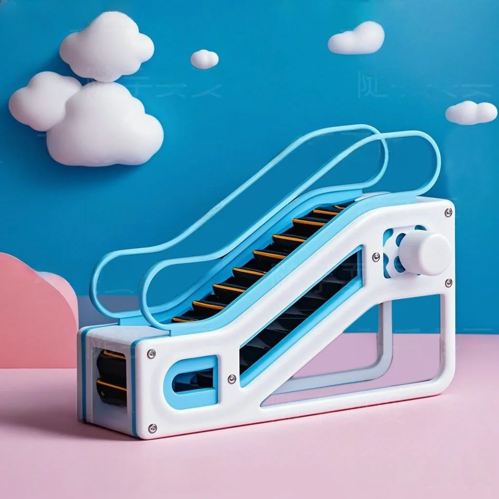 

3D Printed Elevator Toy Auatic Staircase Model Eonal Teaching Science Experiment Handmade Finied Product Plastic M...