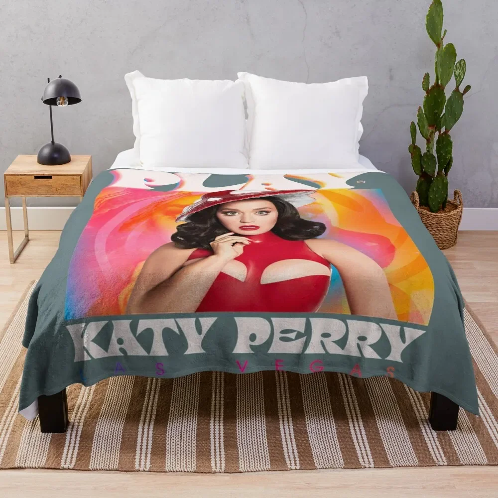

Katy Perry Play Admat Throw Blanket Durable Warm Blanket for Daily Home Use