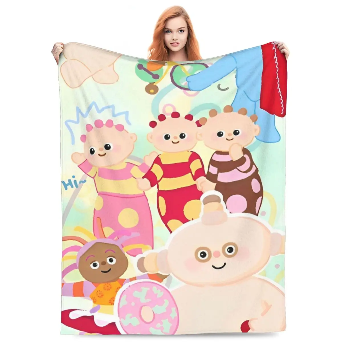 Makka Pakka In The Night Garden Bedding Throws Flannel Bedspread For Couch Chair Graphic Sofa Bed Cover