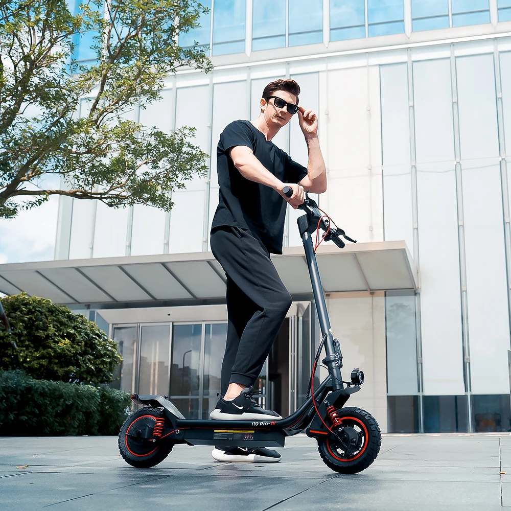 IScooter i10 Pro Elektroroller 800W Motor E-Scooter 48V15AH Hochleistungs-Lithiumbatterie unterstützt APP-App, Höchstgeschwindigkeit 45KM/H, maximale Reichweite 60KM, 10 Zoll Luftreifen, brandneu, original, direkt ab Werk. – Detail 16