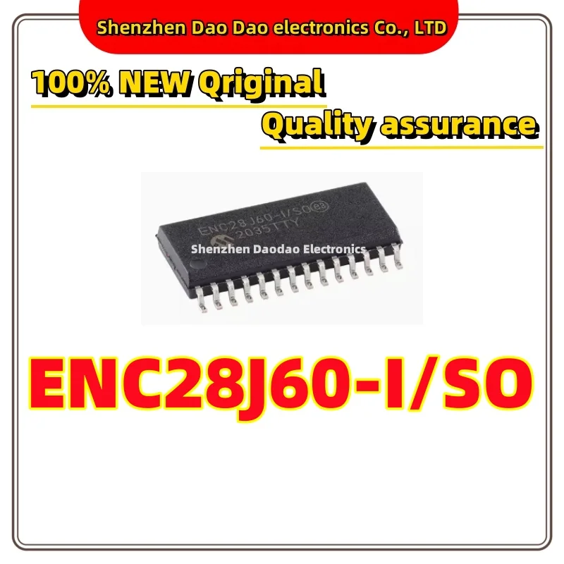 ENC28J60-I/SO ENC28J60 SOP-28 Independent Ethernet controller chip IC new original