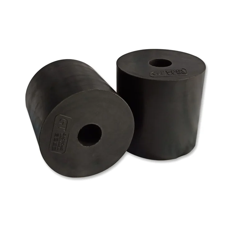 Heavy Duty Steel Composite Damping Compression Hollow Rubber Spring