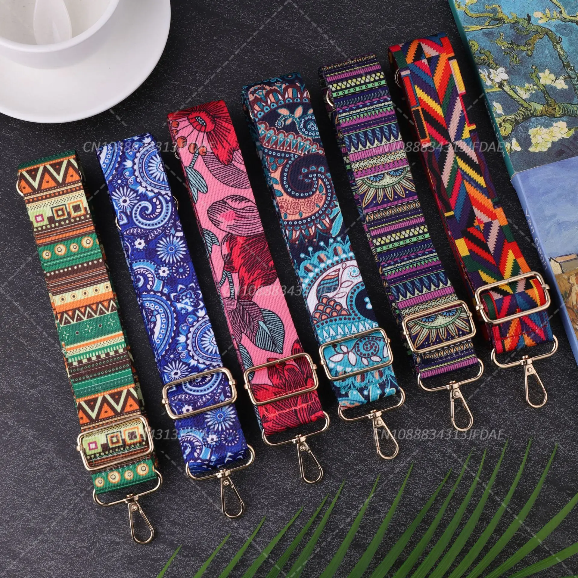 

Модный и универсальный плечевой ремень с регулируемой сменной сумкой в этническом стиле и дорожными аксессуарами